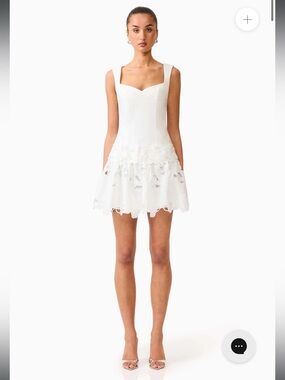 mini dress with pleats Chiffon Short V-Neck Layered Dress by Nox Anabel T133 8 / Baby Pink